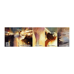 Mostră de Tapet Standard Eco - Un miracol în stradă - Balerină, Dans, Culoarea uleiului - 100x30 cm