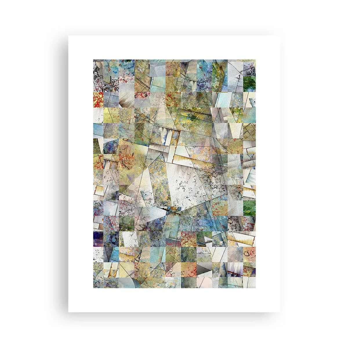 Poster - Remaniere geometrică - 30x40 cm