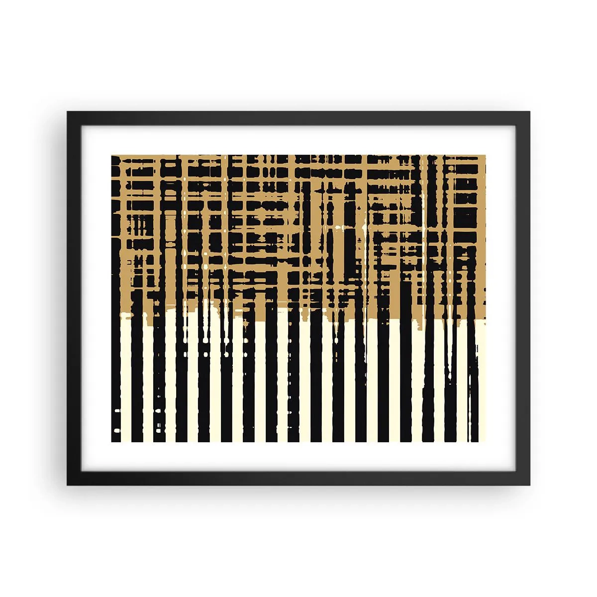 Poster în ramă neagră - Abstracție arhitecturală - 50x40 cm