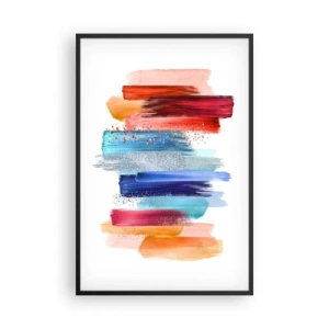 Poster în ramă neagră - Sus și jos  - 61x91 cm