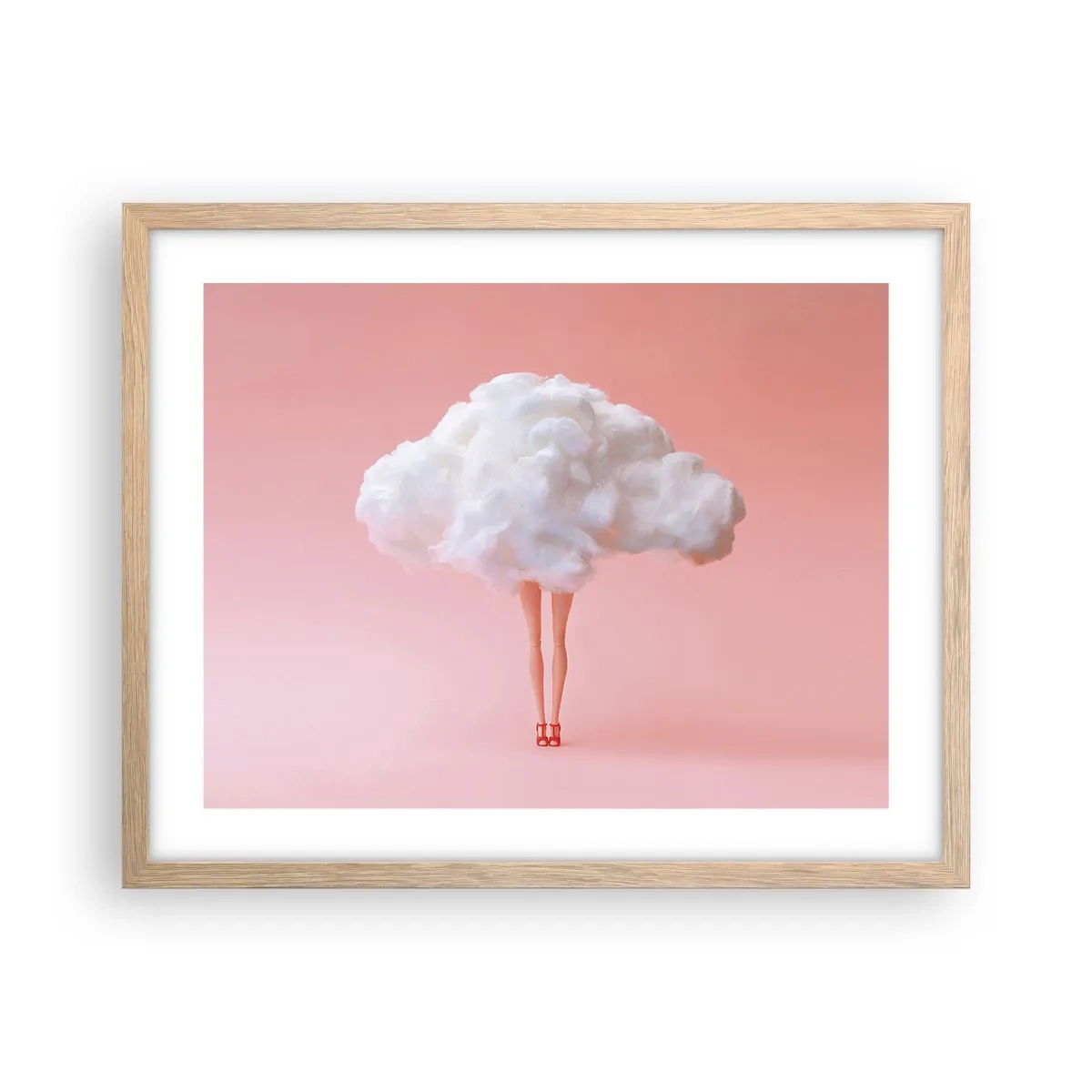 Poster în ramă de stejar deschis - Dulce promisiune - 50x40 cm