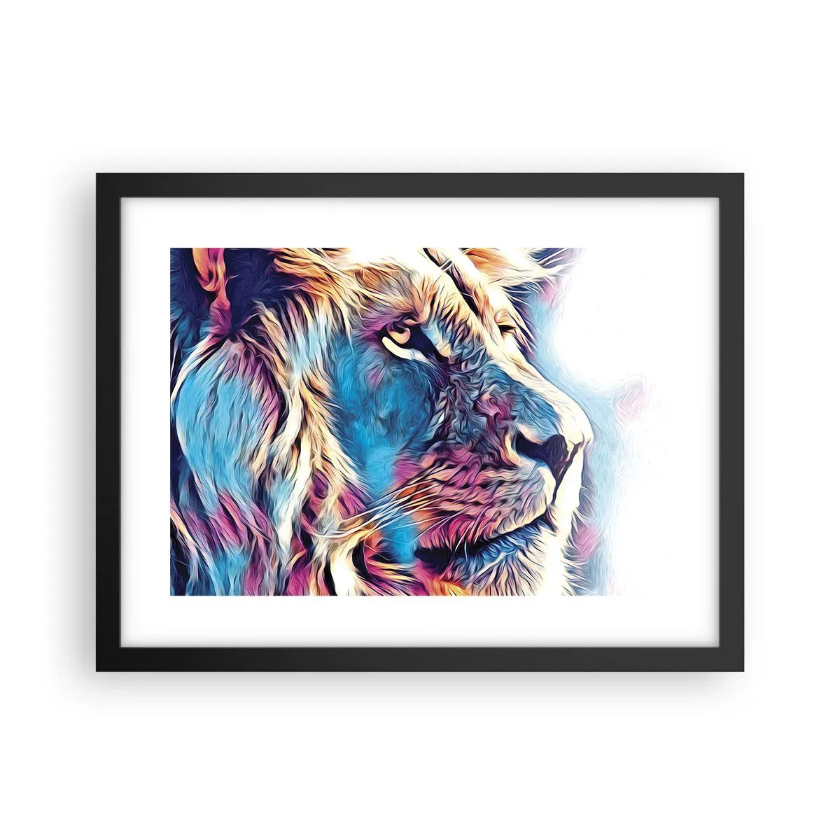 Poster în ramă neagră - Înțelepciunea naturii - 40x30 cm