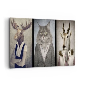 Tablou pe pânză - Blănurile sunt din nou la modă - 120x80 cm