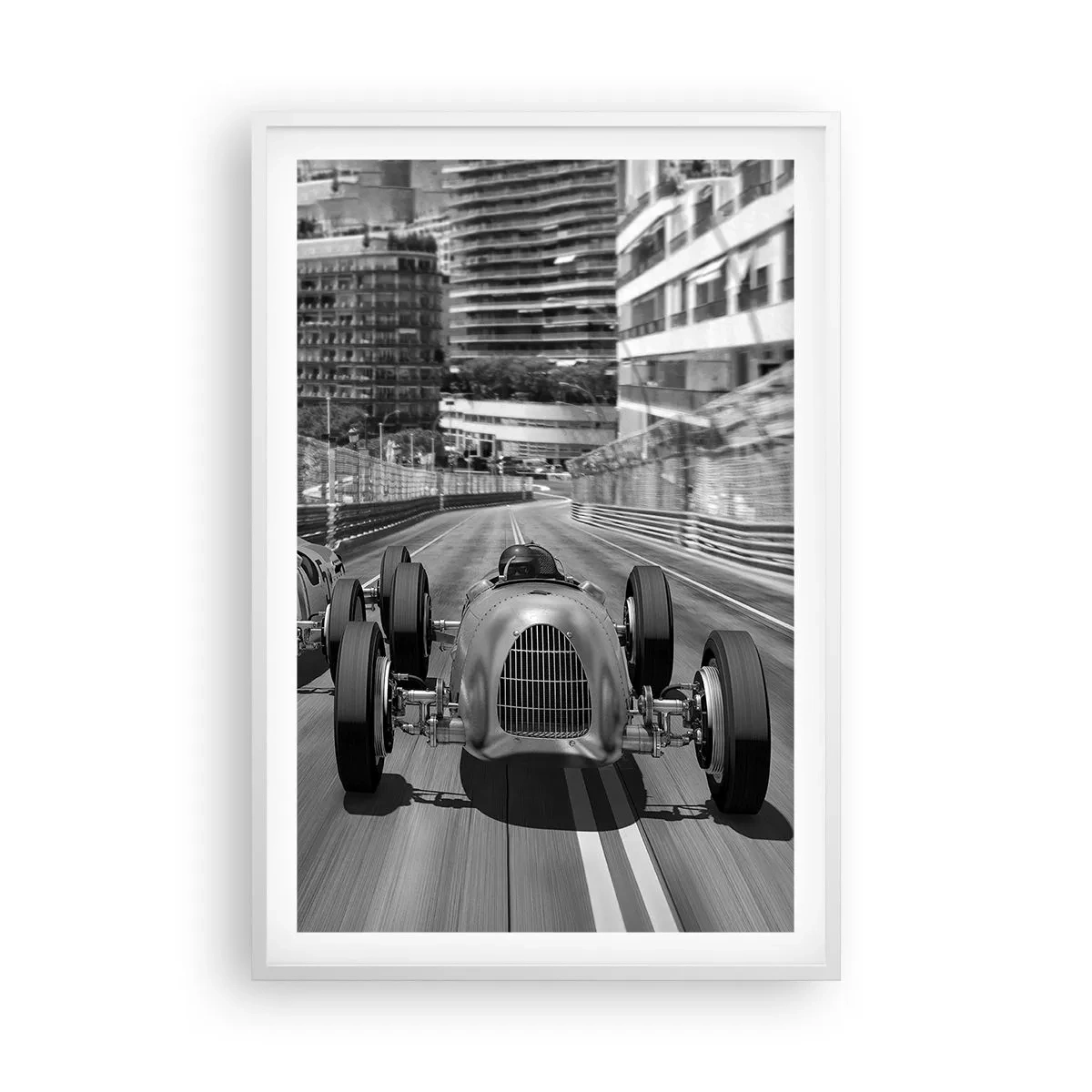 Poster în ramă albă - A fost odată ca niciodată în Monte Carlo - 61x91 cm