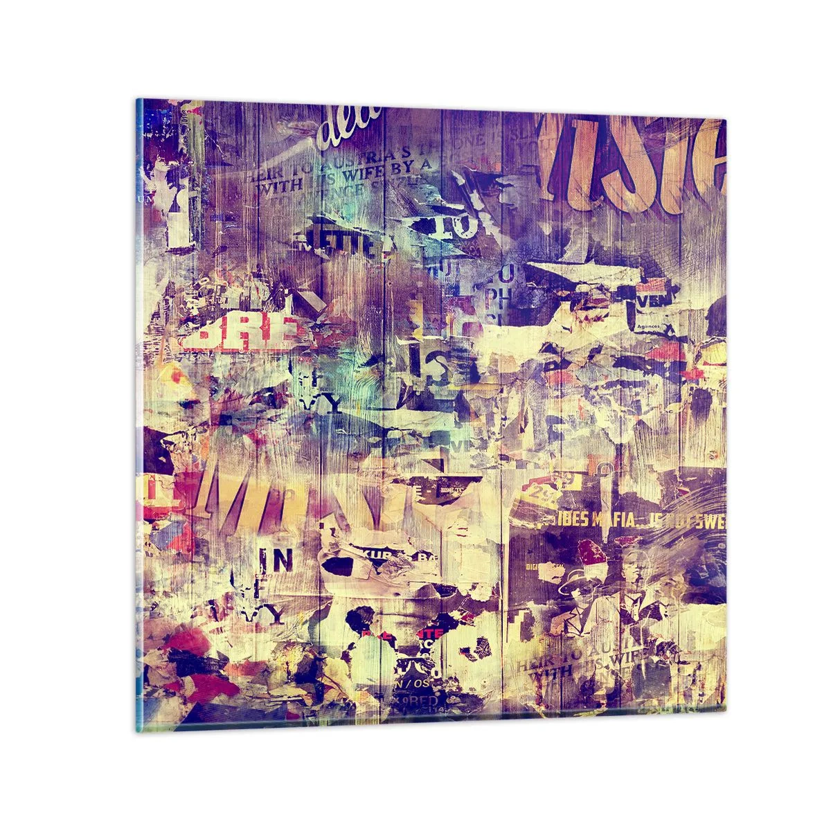 Tablou pe sticlă - Și asta e tot ce va rămâne - 50x50 cm