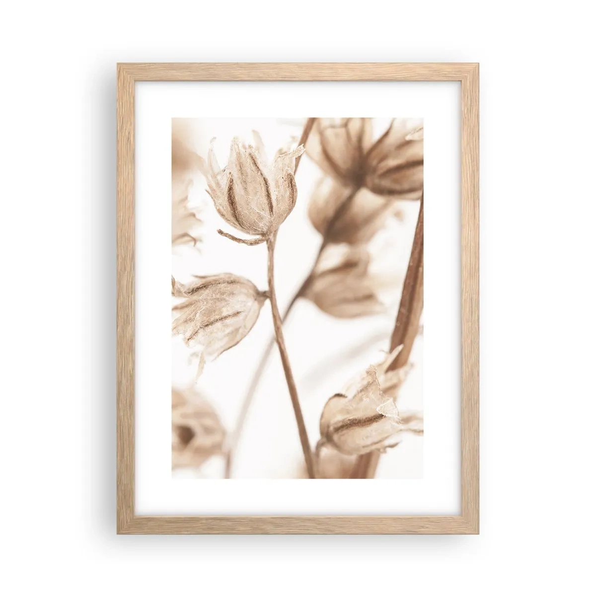 Poster în ramă de stejar deschis - Sună ca sfârșitul verii - 30x40 cm