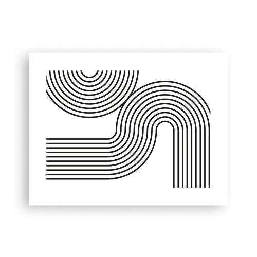 Poster - Pe o curbă - 40x30 cm