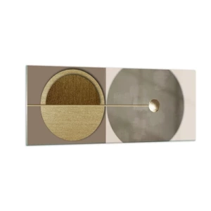 Tablou pe sticlă - Echilibru perfect - 100x40 cm