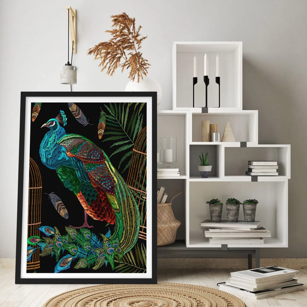 Poster în ramă neagră - În veșmânt regal - 61x91 cm
