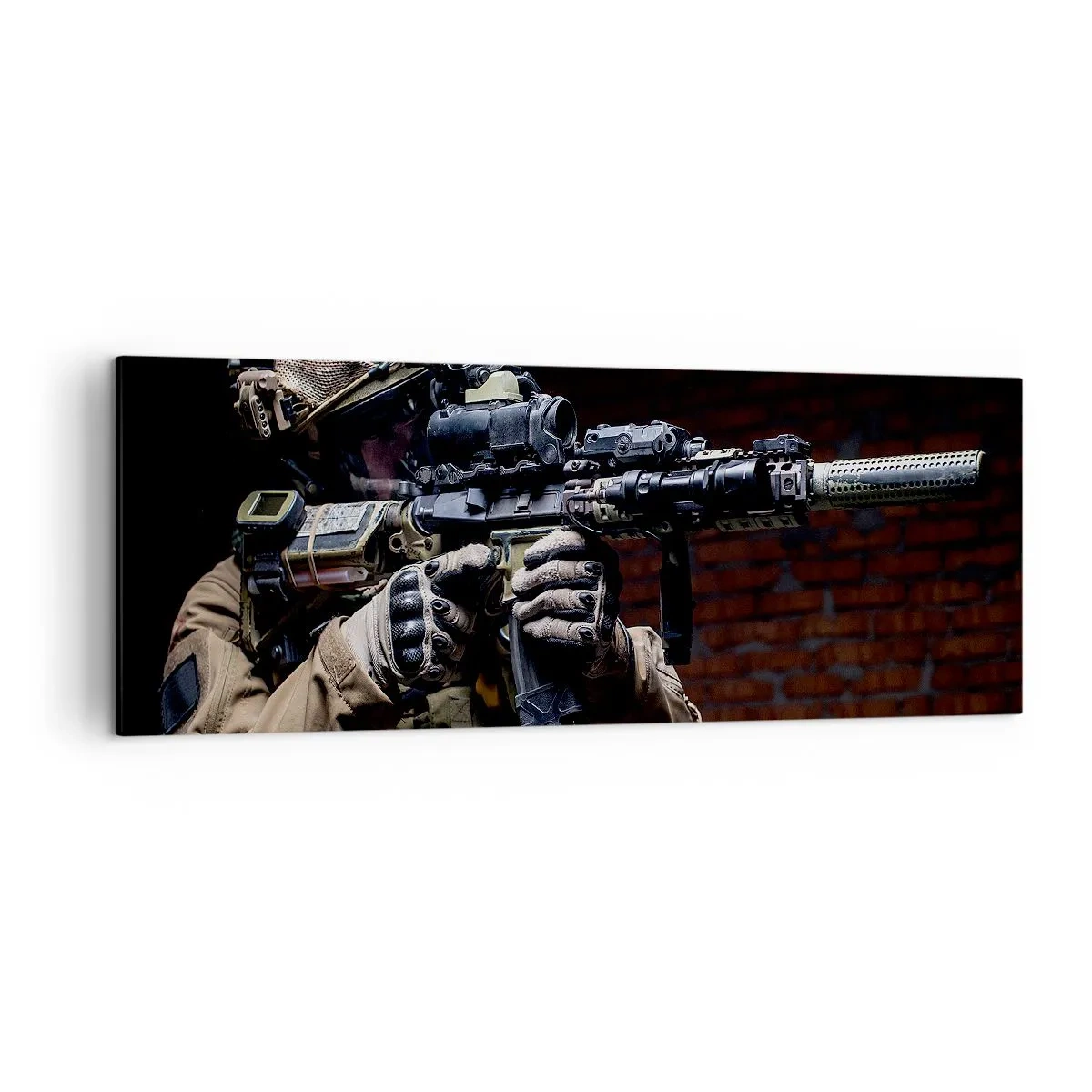 Tablou pe pânză - Eficient mortal - 140x50 cm