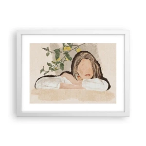 Poster în ramă albă - Frumusețea sudului - 40x30 cm