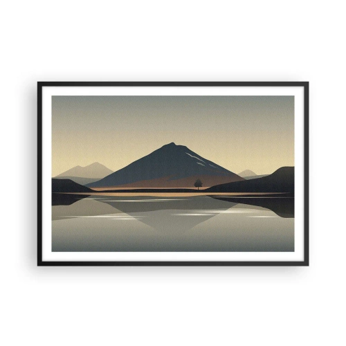 Poster în ramă neagră - În oglindă - 91x61 cm