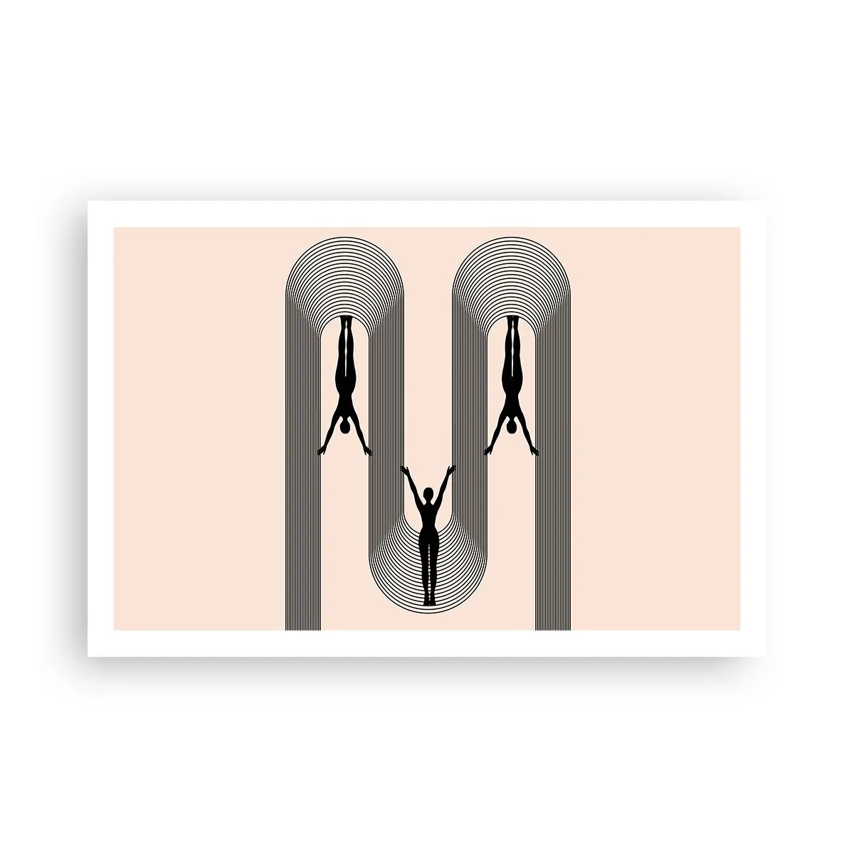 Poster - Cu susul în jos - 91x61 cm