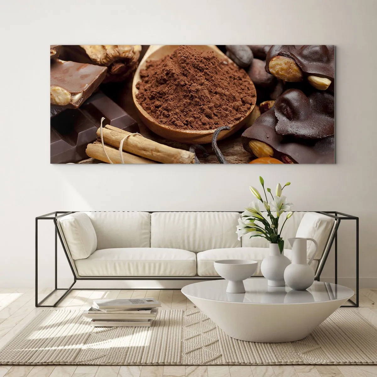 Tablou pe sticlă - Cea mai bună pentru tristețe - 90x30 cm