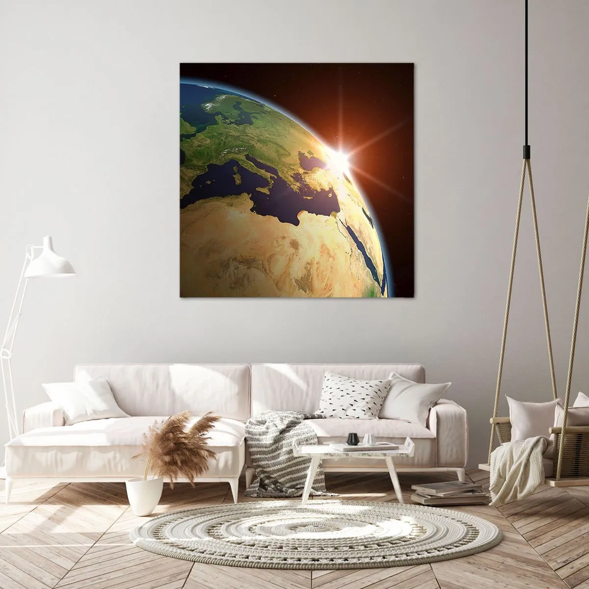 Tablou pe pânză - Răsărit de soare - 40x40 cm