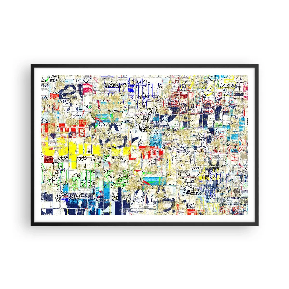 Poster în ramă neagră - Pur și simplu plăcut pentru ochi - 100x70 cm