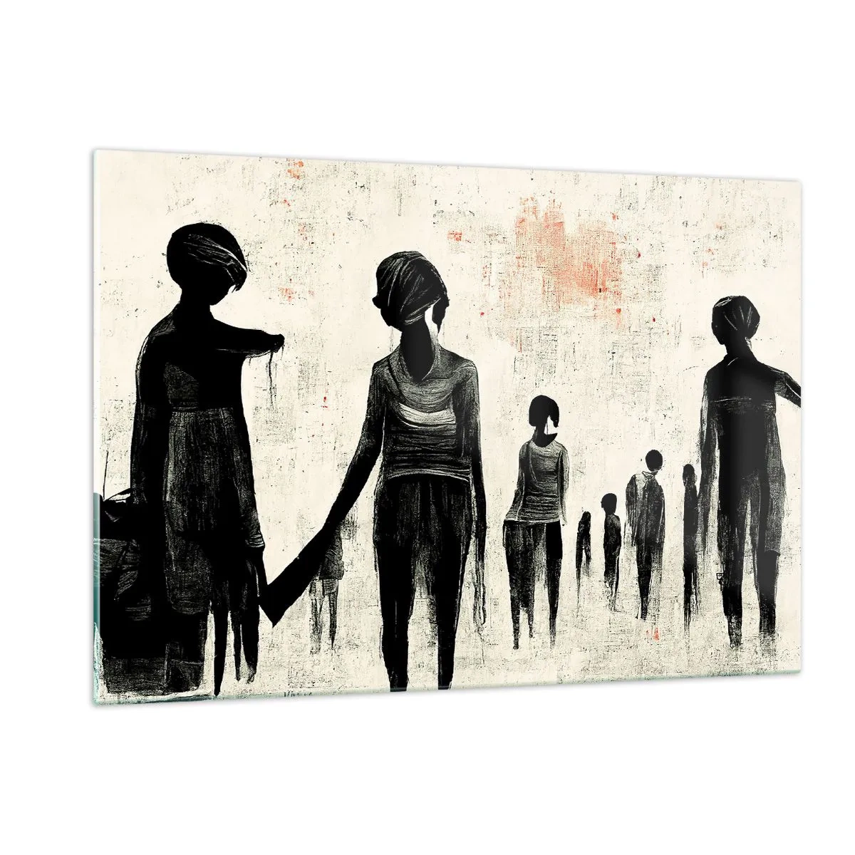 Tablou pe sticlă - Împotriva singurătății - 120x80 cm
