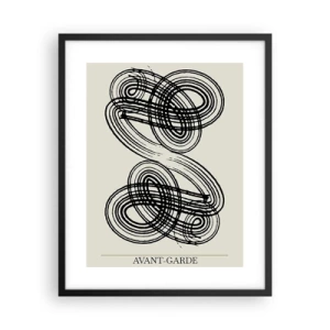 Poster în ramă neagră - A apărut spontan - 40x50 cm