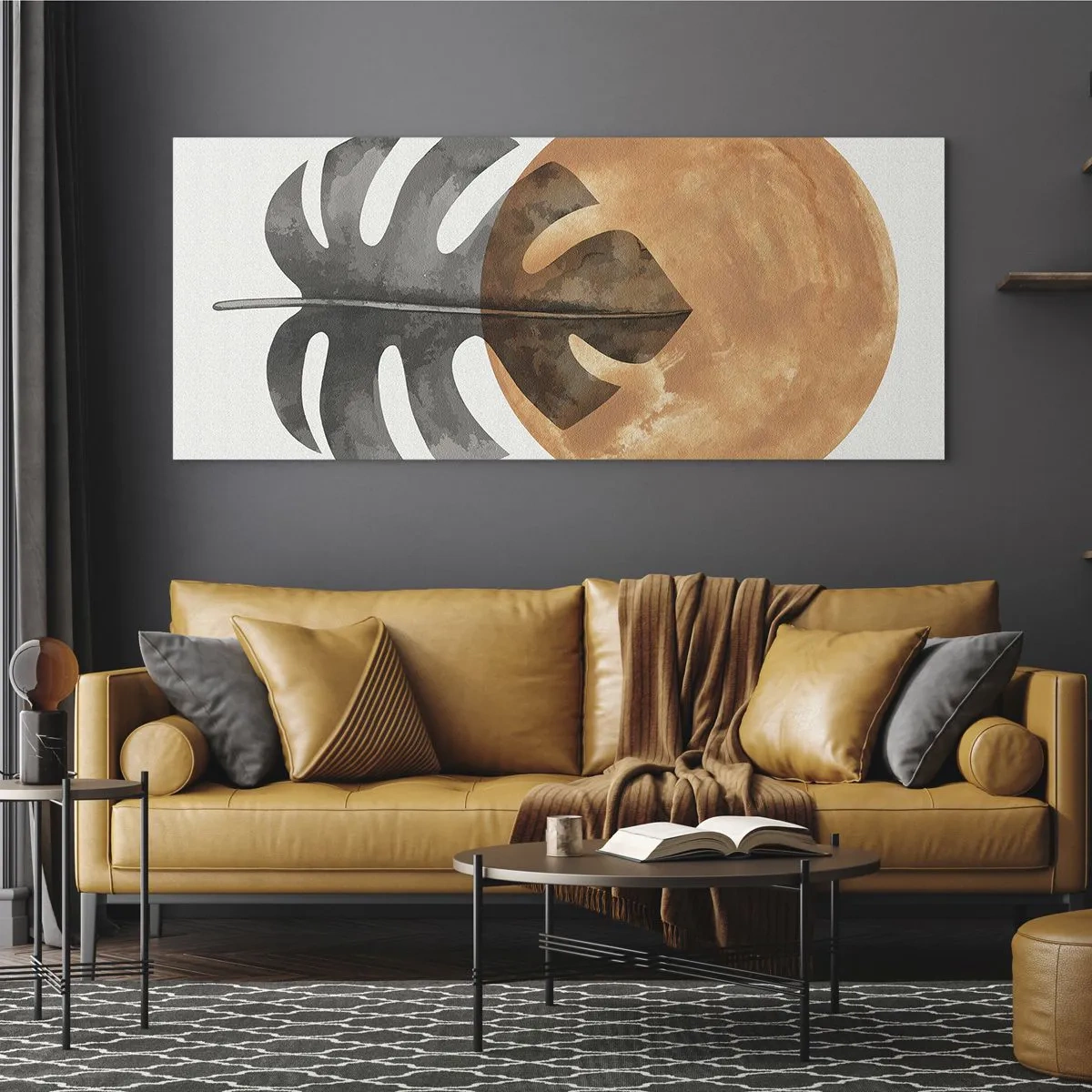 Tablou pe sticlă - Doar soarele - 120x50 cm