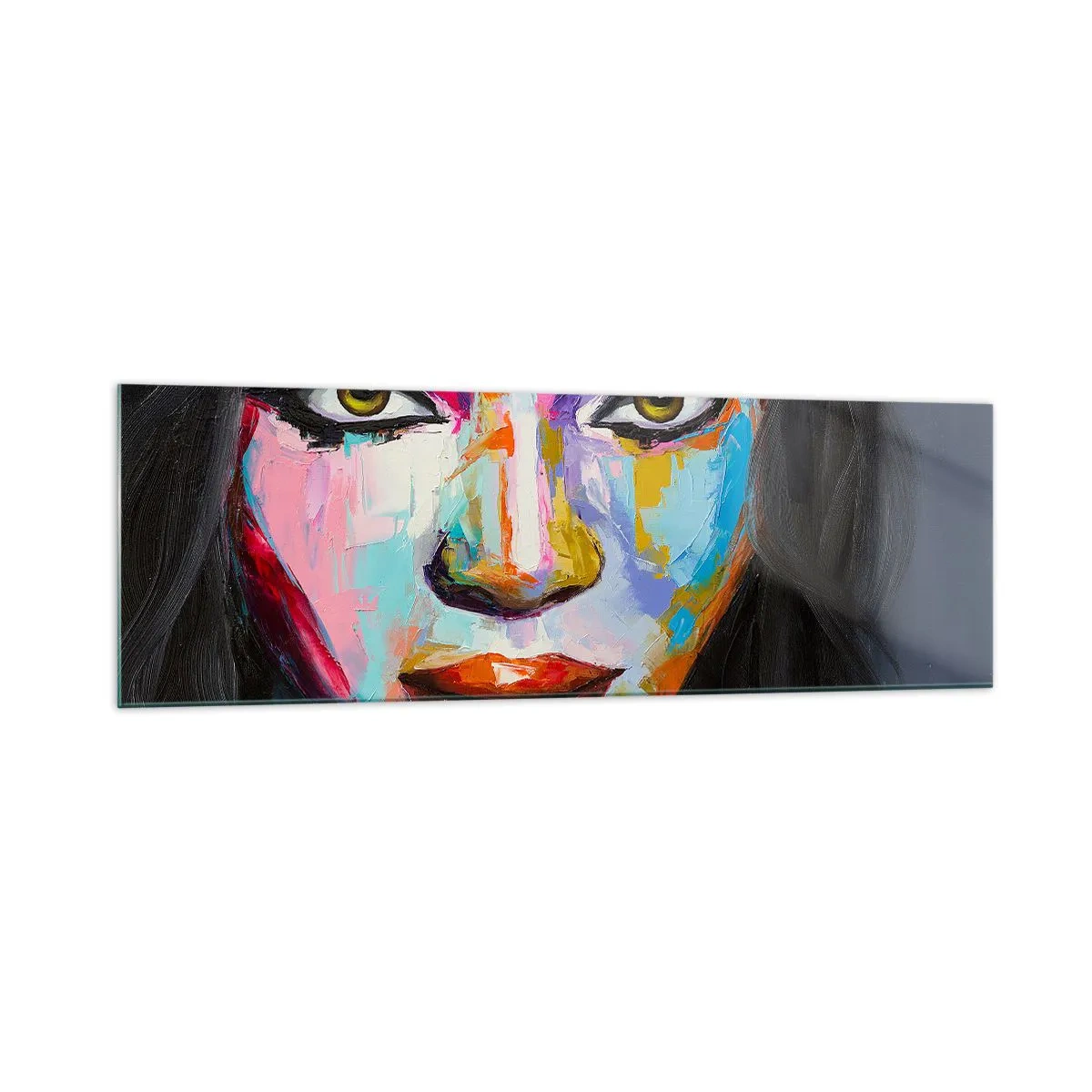 Tablou pe sticlă - Nu-ți poți lua ochii de la - 160x50 cm