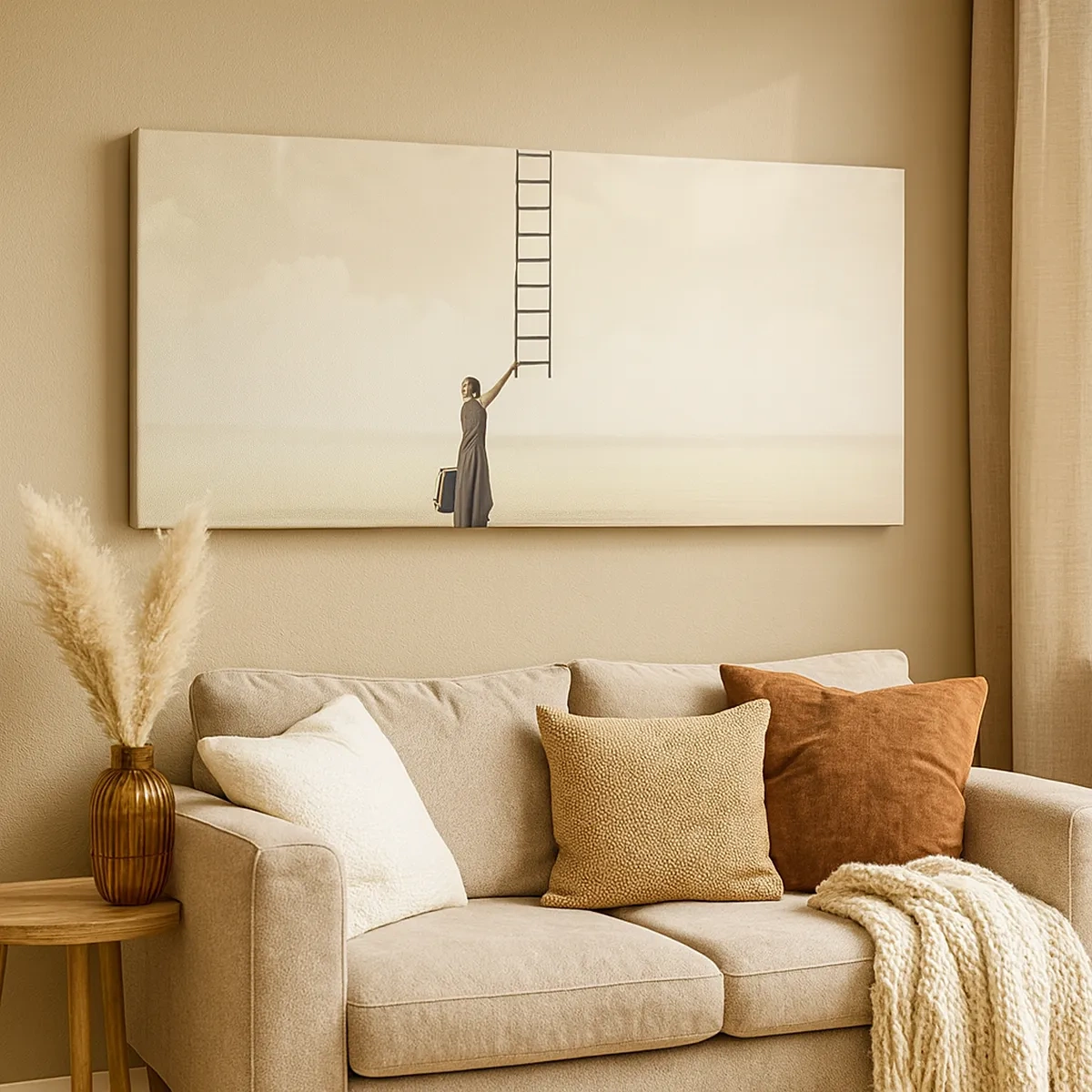 Tablou pe pânză - O călătorie conceptuală - 30x30 cm