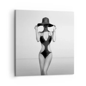 Tablou pe pânză - Numele meu este: Eleganța - 50x50 cm