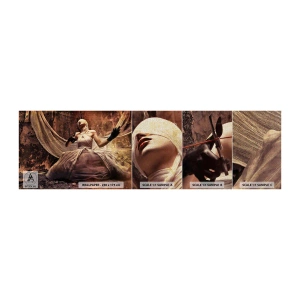 Mostră tapet Premium Canvas - Zeița destinului - Teatru, Bucată, Om - 100x30 cm