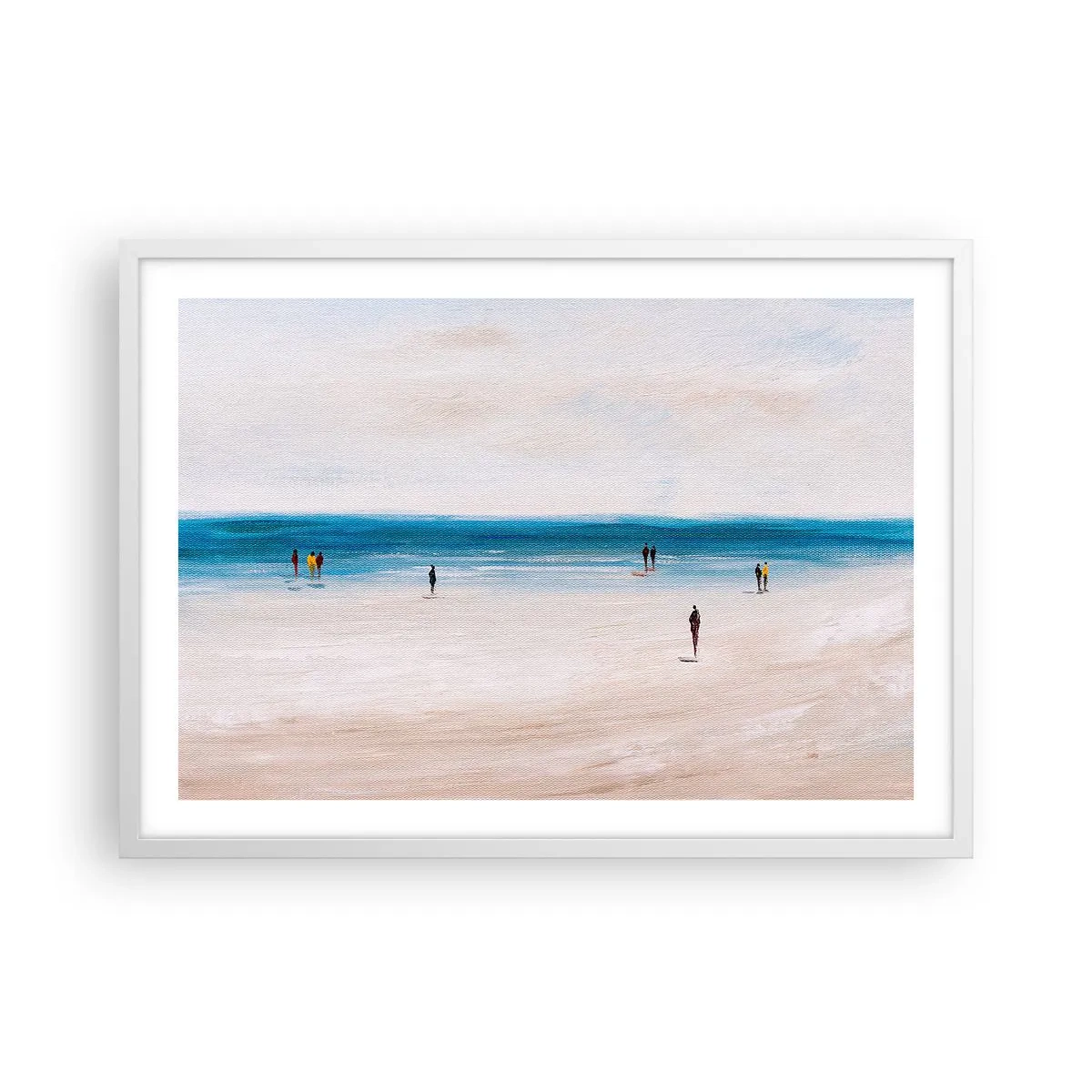 Poster în ramă albă - Nevoia naturală - 70x50 cm