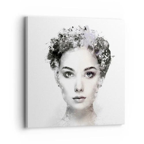 Tablou pe pânză - Un portret extrem de elegant - 30x30 cm