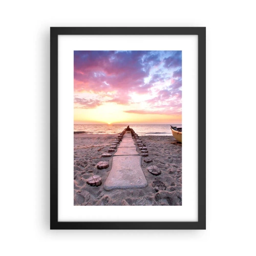 Poster în ramă neagră - Un moment de experiență profundă - 30x40 cm