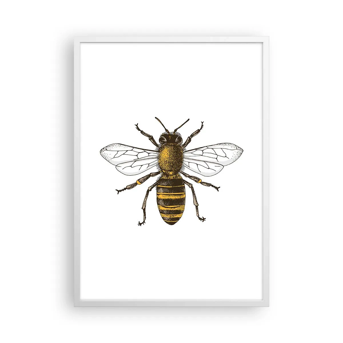 Poster în ramă albă - Frumoasă și bună - 50x70 cm