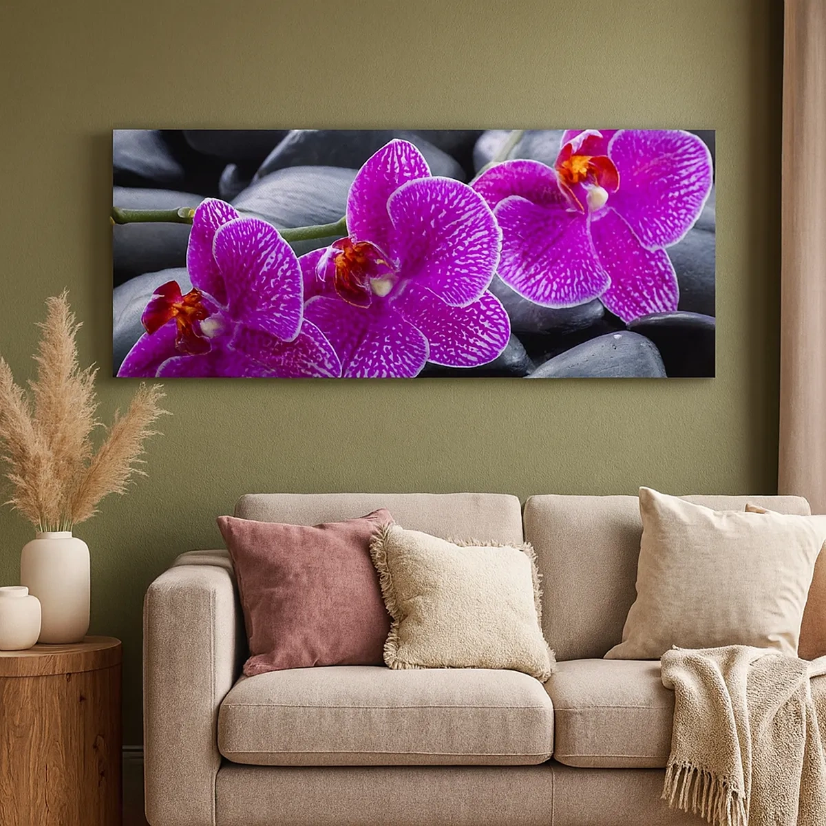 Tablou pe pânză - Pietrele s-au luminat de încântare - 30x30 cm