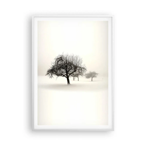 Poster în ramă albă - Hibernare - 70x100 cm
