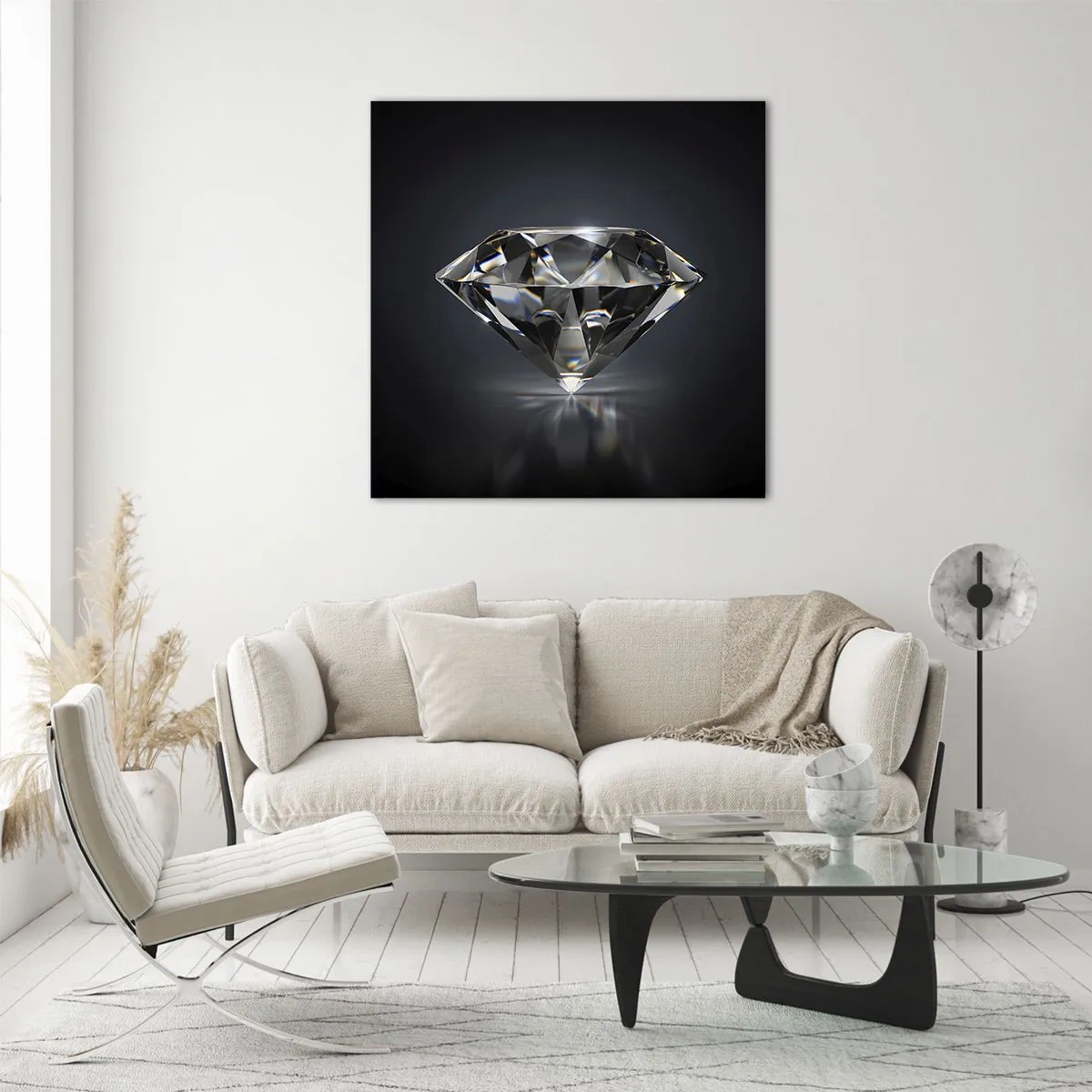 Tablou pe sticlă - Best girls friend - 30x30 cm