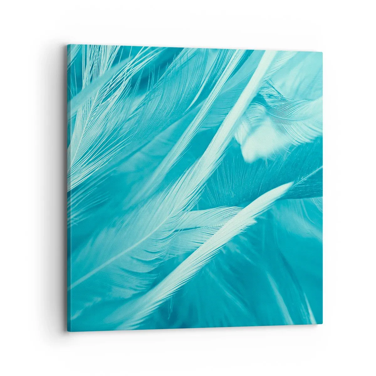 Tablou pe pânză - Înecându-se în puf - 70x70 cm