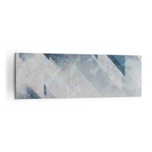 Tablou pe pânză - Compoziția spațială - mișcarea griului - 160x50 cm