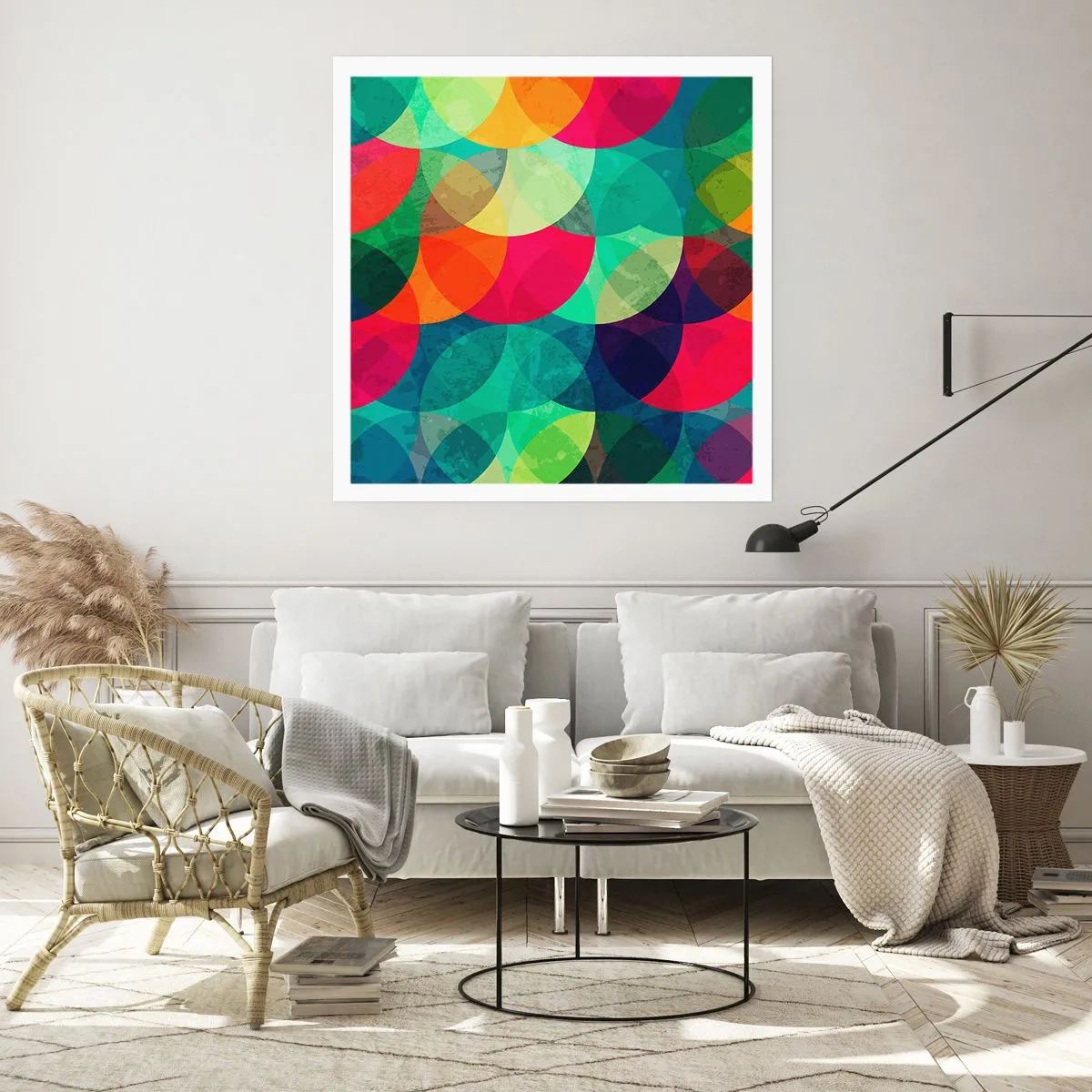 Poster - Să intrăm în curcubeu - 50x50 cm