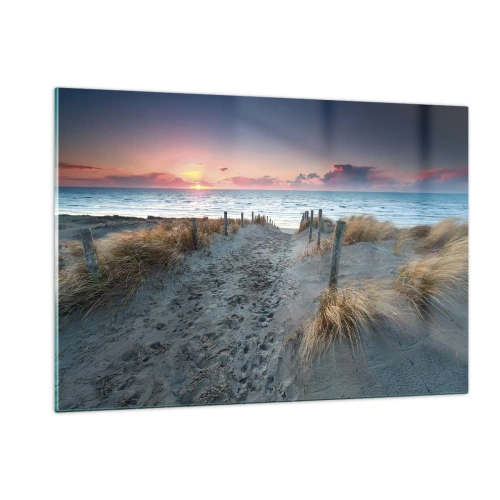 Tablou pe sticlă - Ai revărsat un curcubeu cu splendoare radiantă... - 120x80 cm