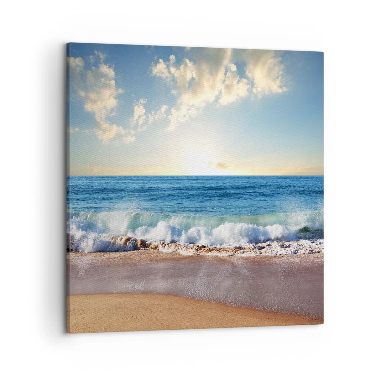 Tablou pe pânză - Mișcare și liniște în același timp - 50x50 cm