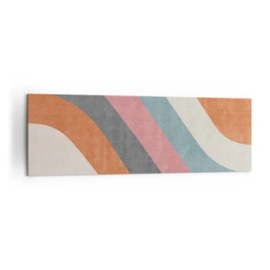 Tablou pe pânză - Compoziție diagonală - mișcare - 160x50 cm