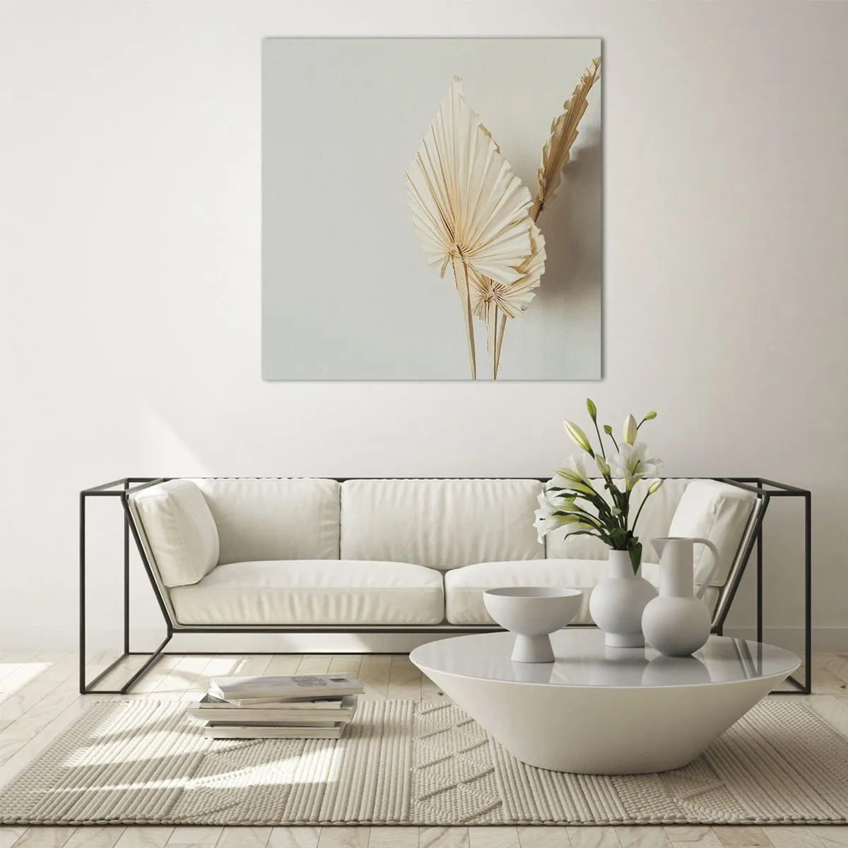 Tablou pe sticlă - Când este nevoie de ușurare - 60x60 cm