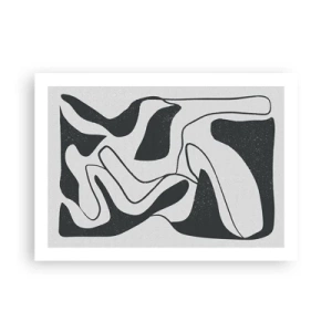 Poster - Distracție abstractă în labirint - 70x50 cm
