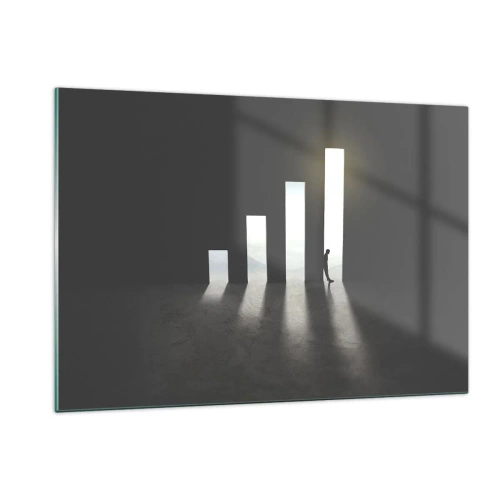 Tablou pe sticlă - Succesul - o impresie - 120x80 cm
