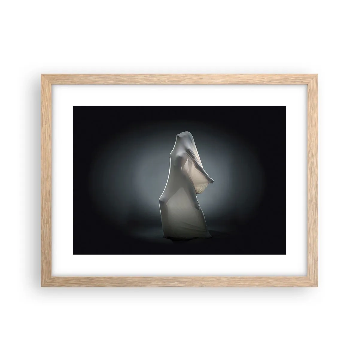 Poster în ramă de stejar deschis - Dorințe ascunse - 40x30 cm