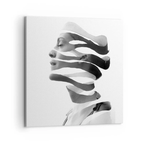 Tablou pe pânză - Un portret suprarealist - 60x60 cm