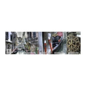 Mostră de Tapet Standard Eco - Timp de secole în reverie tăcută - Veneția, Oraș, Arhitectură - 100x30 cm