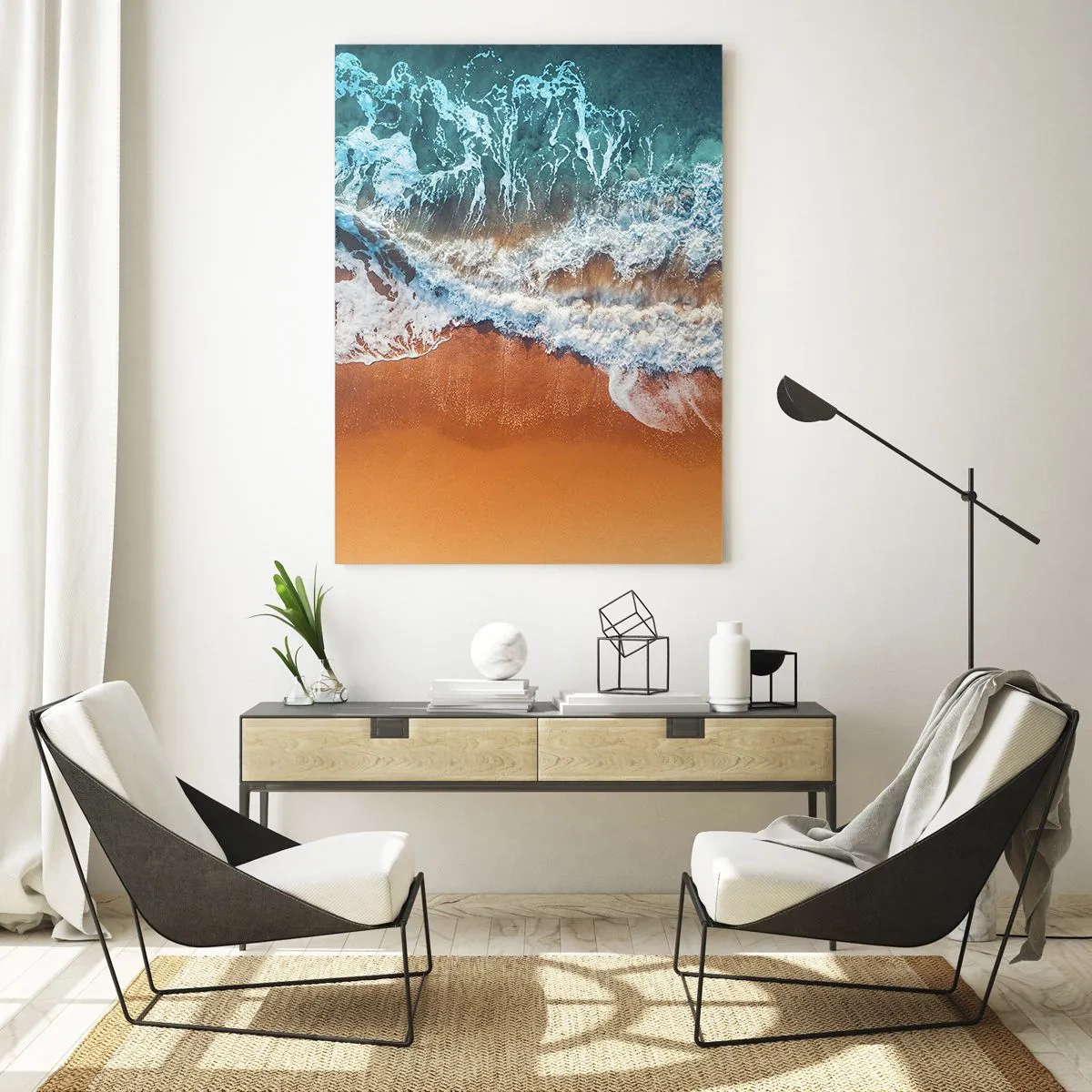 Tablou pe sticlă - Întotdeauna în tandem - 50x70 cm