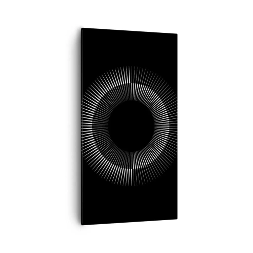 Tablou pe pânză - Soarele Negru - 55x100 cm