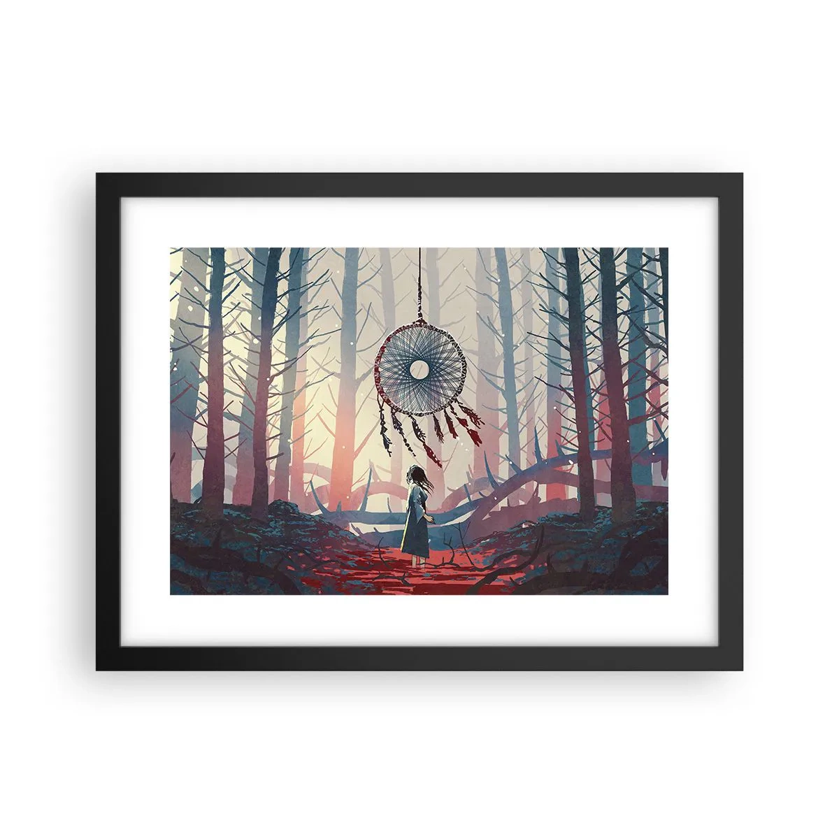 Poster în ramă neagră - Ritualul secret al fericirii - 40x30 cm