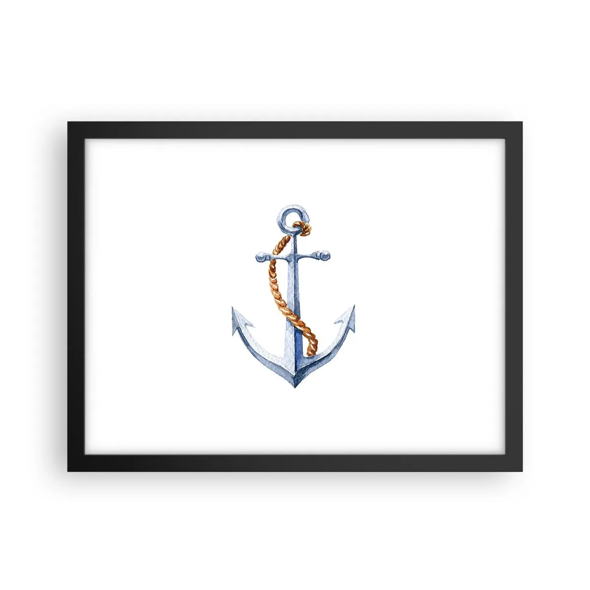 Poster în ramă neagră - Ahoy aventura! - 40x30 cm